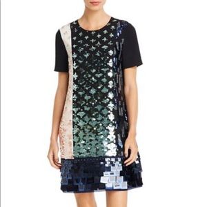 Tory Burch colorblock sequined dress (new w/ tags)
